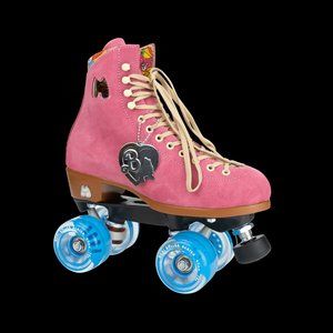 Moxi Roller skates Barbie Edition Size 5 mens -Womens 6.5- 7 Pink Strawberry